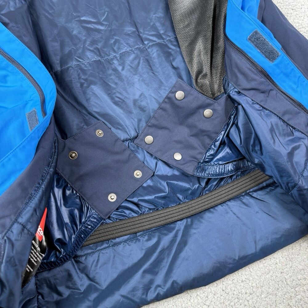 Mountain Hardwear Jacket Mens Large Blue Dragons Back Thermal Dry Q Recco‎ Ski - Picture 9 of 15